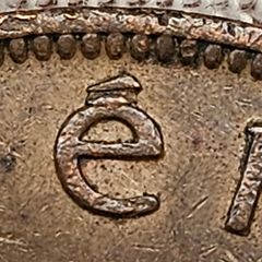 Ireland 1968 1d Penny Rare Double Fada Variety Mint Error