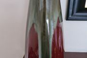glazed pottery vase