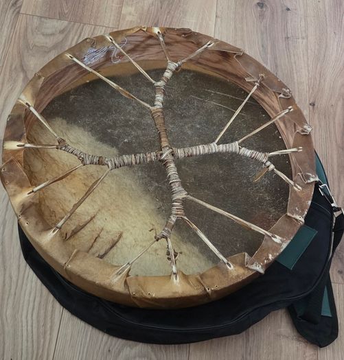 Celtic ceremonial drum - Mustang skin