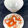 Vintage Chinese dragon decorative bowl Image 5