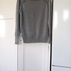 Jaeger Grey Cashmere & Wool Sweater L