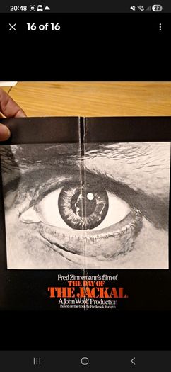 1973 The Day Of The Jackal Press Kit Material