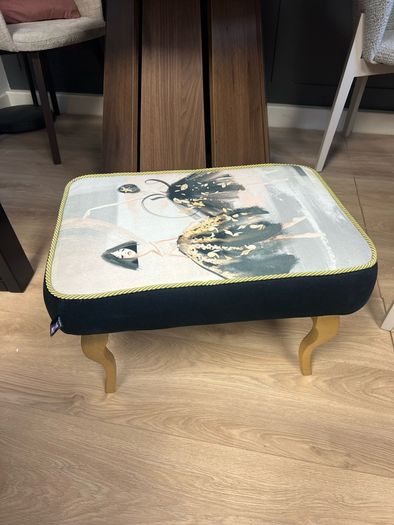 Final sale! Footstool New! Hand made