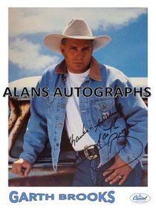 Garth Brooks Autograph