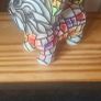 Stained glass terrier dog table lamp Image 2
