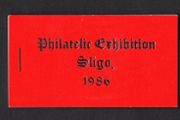 1986 Ireland Sligo Philatelic Society Exhibition Booklet Mint Never Hinged (MNH) no 148