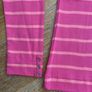 Brand New Ladies Pink Striped Top Size 10 Image 2