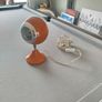 Retro Orange Eyeball Desk Lamp Marks & Spencer Space Age Style Image 4