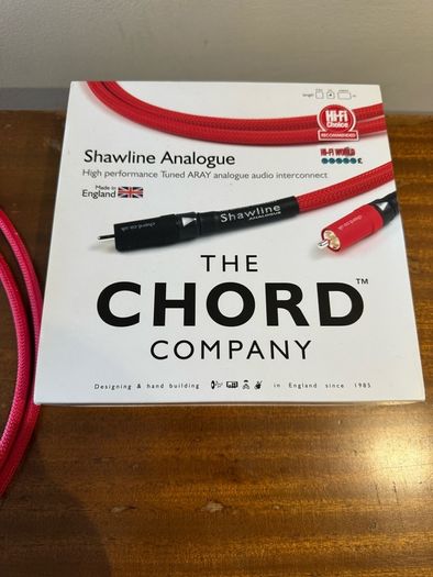Chord Shawline RCA 1m interconnects - boxed