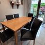 Extendable kitchen table and 6 chairs Image 7