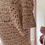 Bnwt Zara beige crochet maxi dress large Image 6
