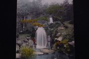 Early Japanese Postcard , Fujiya Hotel Garden 1900s