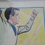 1960's Original Watercolour Golfing Caricature Image 3