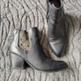 Black Ankle Shoes  Size 6 Image 4