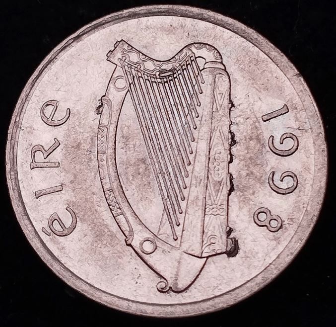 Ireland - 1998 - ERROR - 5 Pence - Bull - KM.28 - [2584]