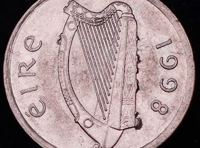 Ireland - 1998 - ERROR - 5 Pence - Bull - KM.28 - [2584]