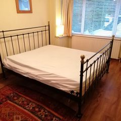 Castiron and Brass Bed
