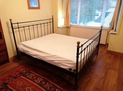 Castiron and Brass Bed