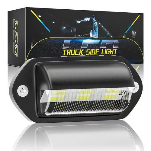 Truck Side Marker Lights 6 LED Bulbs 12V 24V For SUV Truck Trailer Van Tag Step Lamp Motorcycle Signal Lamp Universal