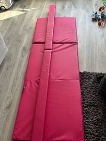 Gym mat and beam