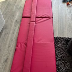 Gym mat and beam
