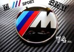 BMW 74mm M - SPORT Emblem Badge Rear Trunk Logo 1 3 5 6 7 x z m class