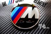 BMW 74mm M - SPORT Emblem Badge Rear Trunk Logo 1 3 5 6 7 x z m class