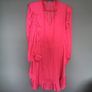 Zadig voltaire Bright pink ruffled long sleeve dress Image 2