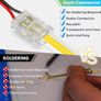13 Packs of 2-Pin 8Mm LED Strip Connectors, No-Solder LED Tape Light Connectors, Connectors for Linking Strips to Wires in Gapless Track Lighting for 12V And 24V Single Colour COB/SMD 2835 3528 Image 6