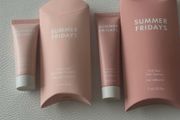 Summer Fridays Cloud dew gel cream moisturiser 10ml &amp; Pink dew gel cleanser 15ml