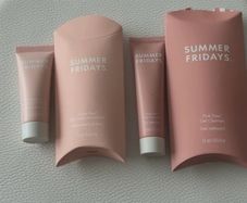 Summer Fridays Cloud dew gel cream moisturiser 10ml & Pink dew gel cleanser 15ml