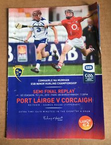 7th July 2010. GAA (Hurling) Programme. Waterford V Cork in ESB Minor Hurling Championship @ Walsh Park