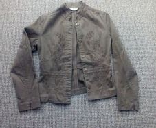 Women's Jacket Embroidery Style Detail on Jacket.