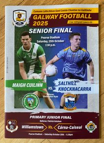 2025 Moycullen v Salthill Knocknacarra - Galway GAA Senior Football Club Final Programme