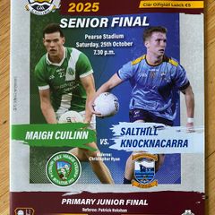2025 Moycullen v Salthill Knocknacarra - Galway GAA Senior Football Club Final Programme