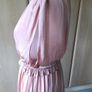 H&M coral pink satin dress size 6/8 Image 3
