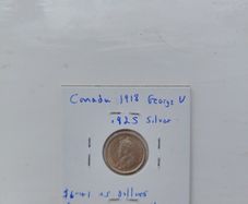 Canada 5 cents 1918