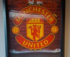 Framed Man Utd Poster