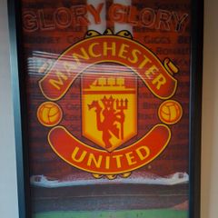 Framed Man Utd Poster