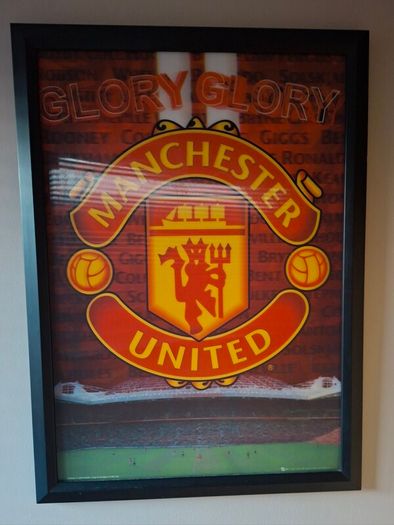 Framed Man Utd Poster