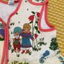 Vintage German 70s 80s summer sleeping bag 96 cm long 1980 flowers Sarah K Holly Hobbie Image 6