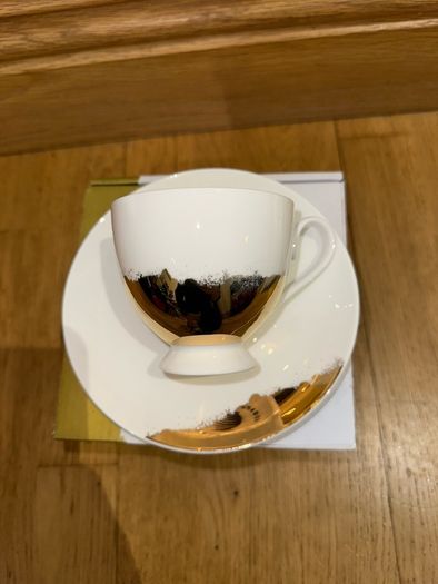 Robert Gordon As Good As Gold Teacup and Saucer Set