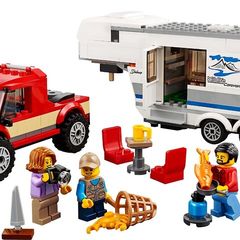 Lego City 60182: Pickup & Caravan (2018) 100% Complete (NO BOX)