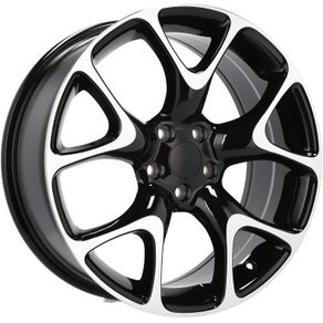 17" OPC Type Black Alloy Wheels Bmw Vw Opel 5x120