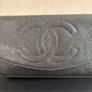 chanel Vintage WOC clutch Black Caviar Gold Hardware Image 2