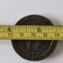 Cartwheel Twopence Coin 57gr Great Britain 2D 1797 George III Countermarked Image 3