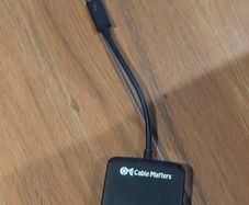 Thunderbolt 3 to thunderbolt adapter