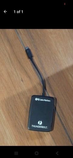 Thunderbolt 3 to thunderbolt adapter