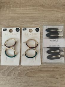 3 packs of hair clips Free post