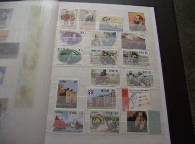 A New Stock Book With Collection Of Mint Irish Stamps N3